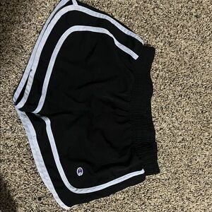 Champion Black and White Kids Shorts